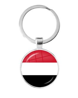 Yemen National Flag Keychain