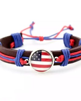 Fashion USA Flag Bracelet