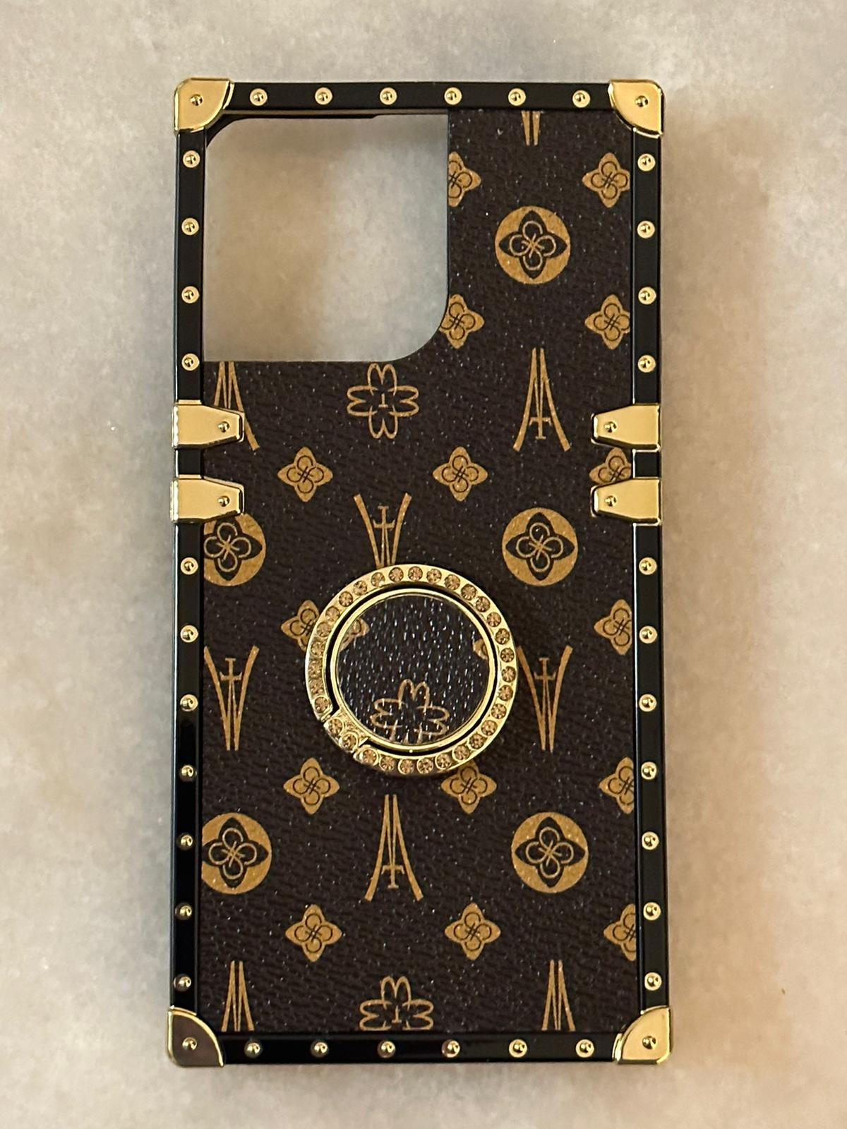 iPhone 12 / 12 Pro - Louis Vuitton LV Clutch Case - Brown