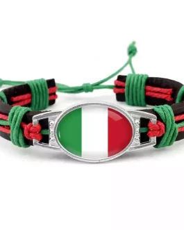 Fashion Italy Flag Bracelet
