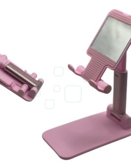 Mobile Phone Holder for Desk, Adjustable Angle Compatible with iPhone 12 11 Pro XS Max XR 8 7 6S Plus, Samsung S20 + Note10, Tablet Accessories, Charging Accessories (Pink)